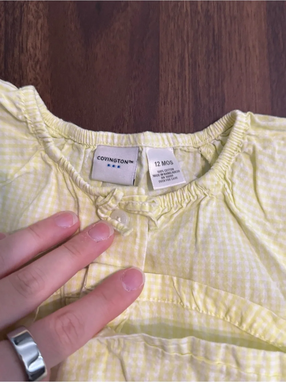 Baby girl vintage Gymboree rainbow tag 1998 and Covington shirt set